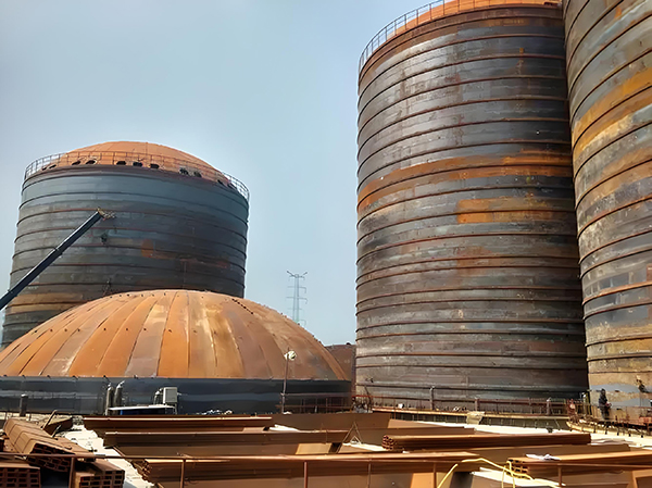 万荣焦粉钢板仓